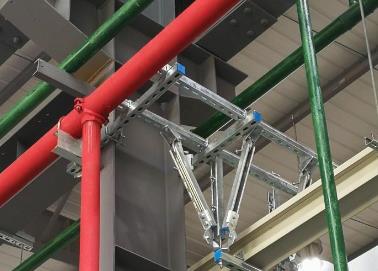 太子河该抗震支架的整体式支吊架结构协调性好